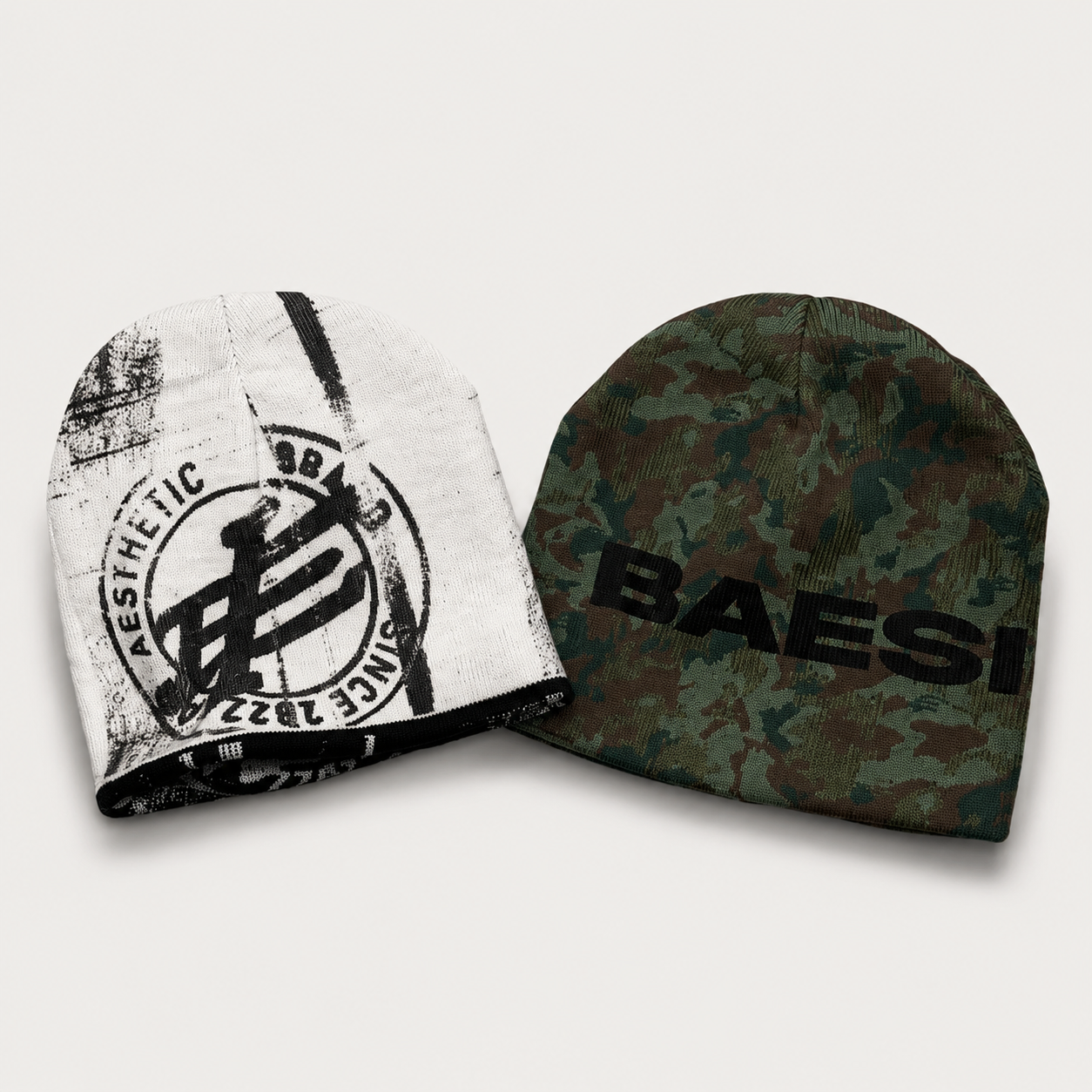Pack 2 Beanies — Cammo + Since 2022