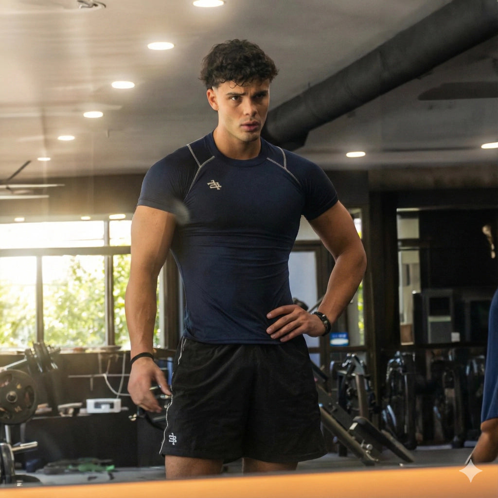 Compression Tee Logo Inverse